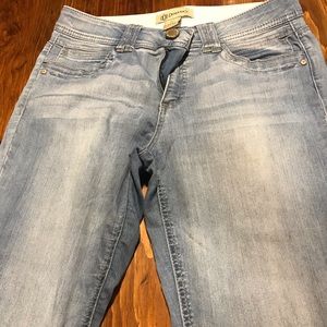 Democracy Jeans - Size 10 - Skinny - Capri-Style Length - Light Blue.